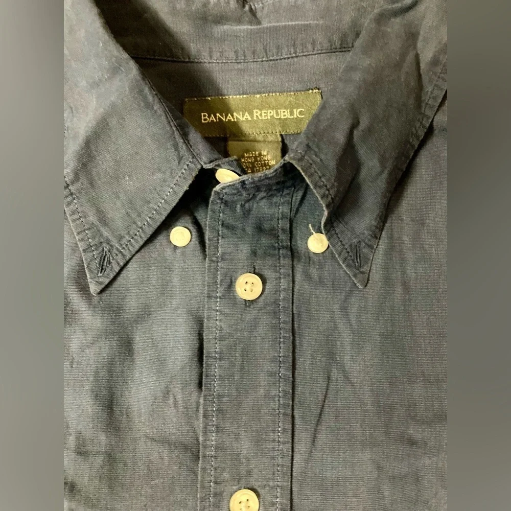 Banana Republic Men’s XL Blue Button‎ Down Shirt